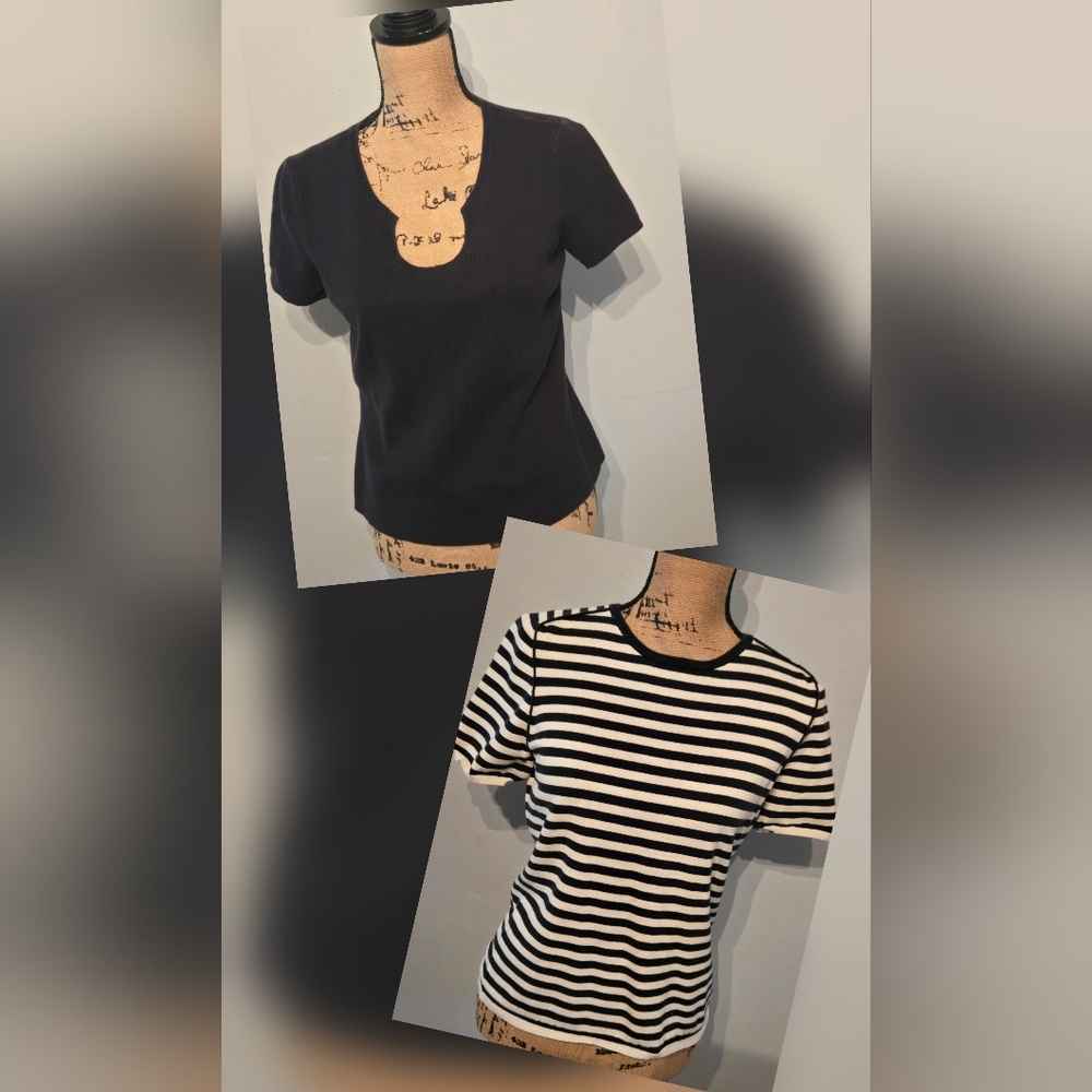 Bundle of 2 Talbots Medium Tops
